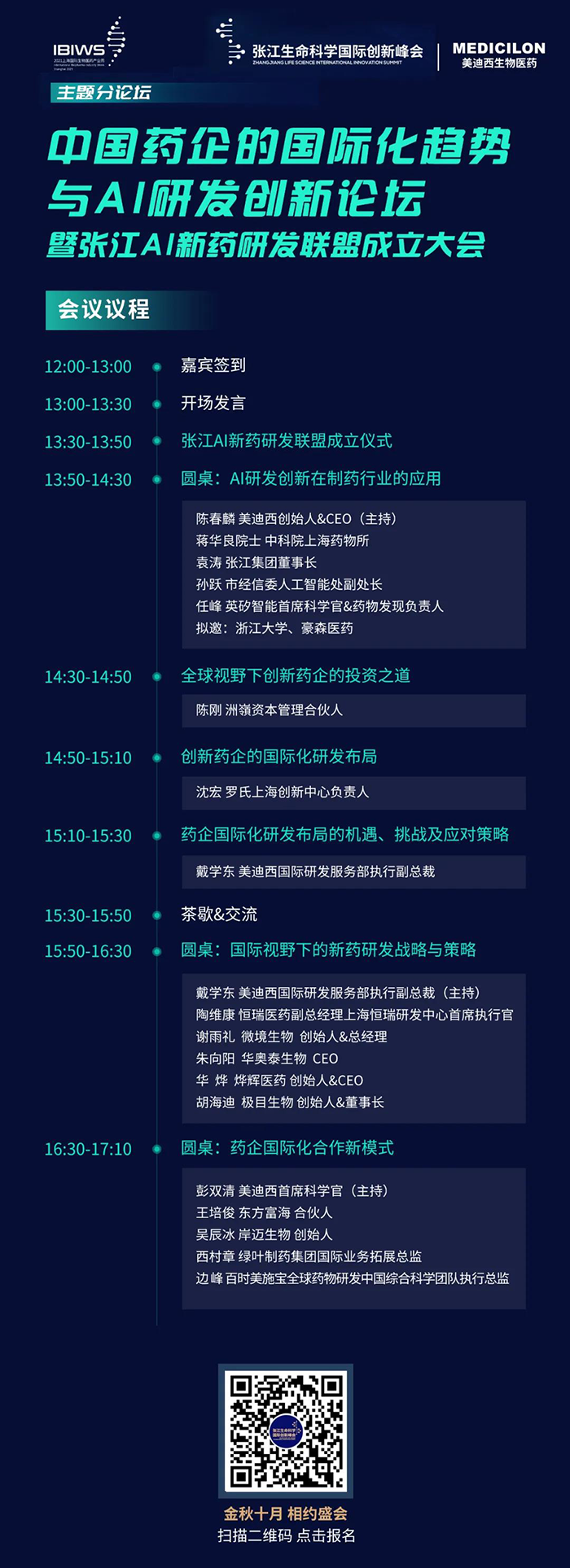 中国药企的国际化趋势与AI研发创新论坛暨张江AI新药研发联盟创建大会